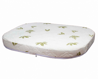 Матрас для кроватей Violetta, 120х60 со скругленными углами